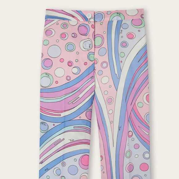 NEW NWT PUCCI Fontane Print Pants - Picture 1 of 5
